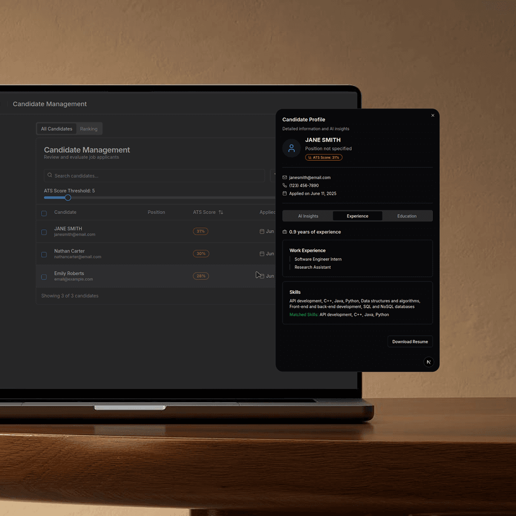 Turning Manual Screening into a Fast, Data-Driven Recruitment System