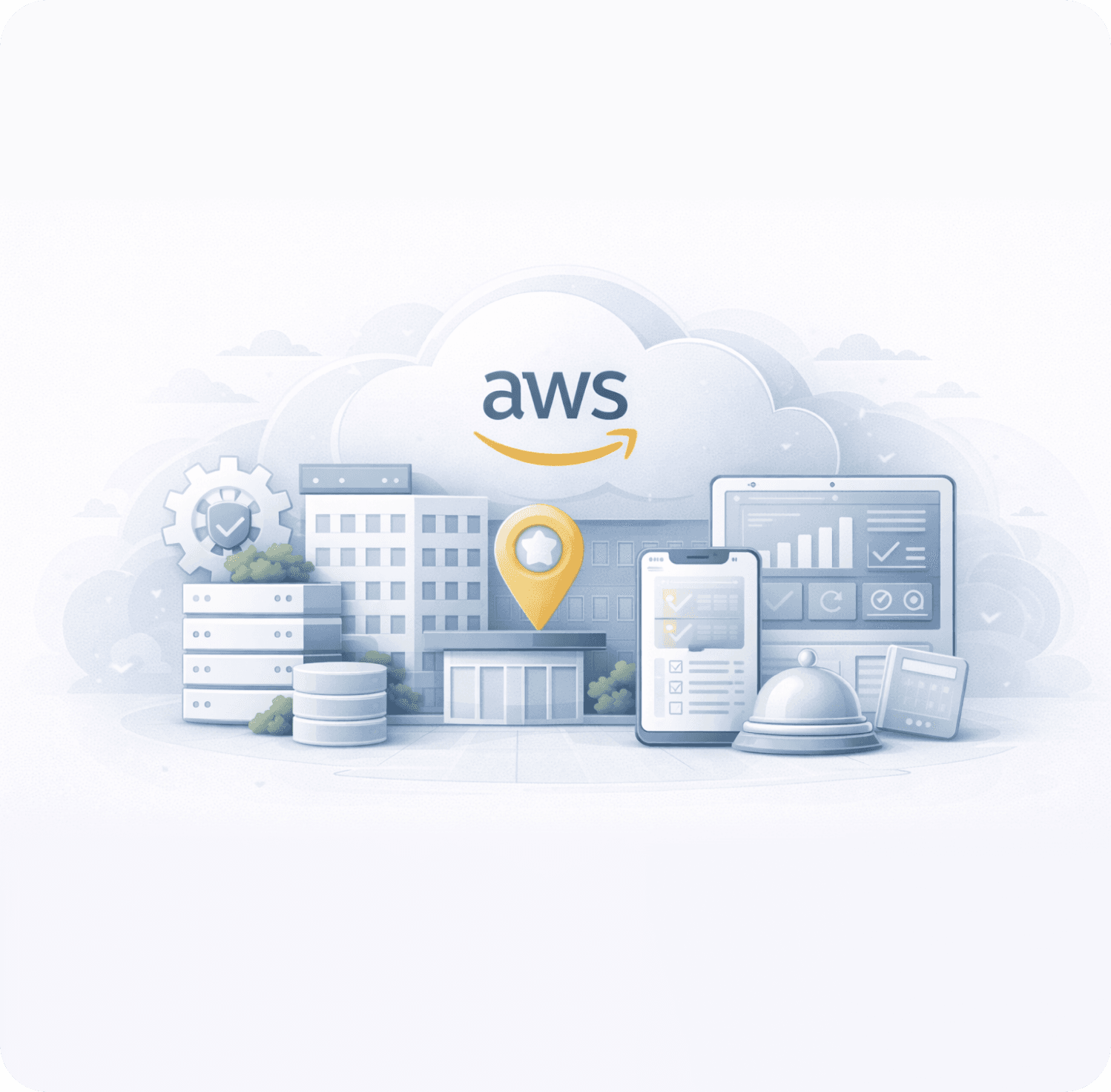 Scalable SaaS for Hotel Solutions on AWS