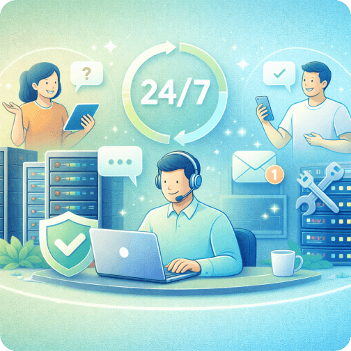 Scaling 24x7 End User Support for Web Hosting Provider