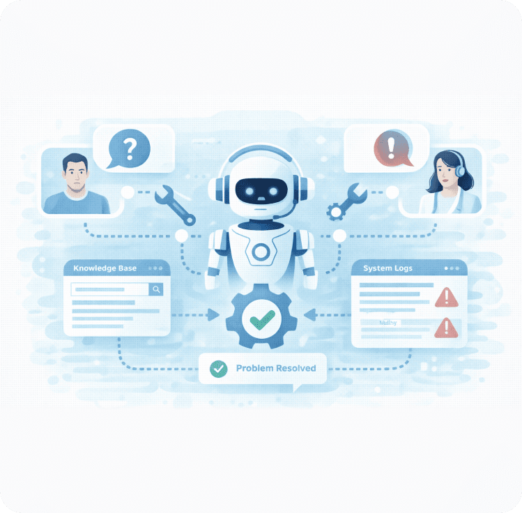Automating L1 Support Resolution Using Context-Aware AI Agents