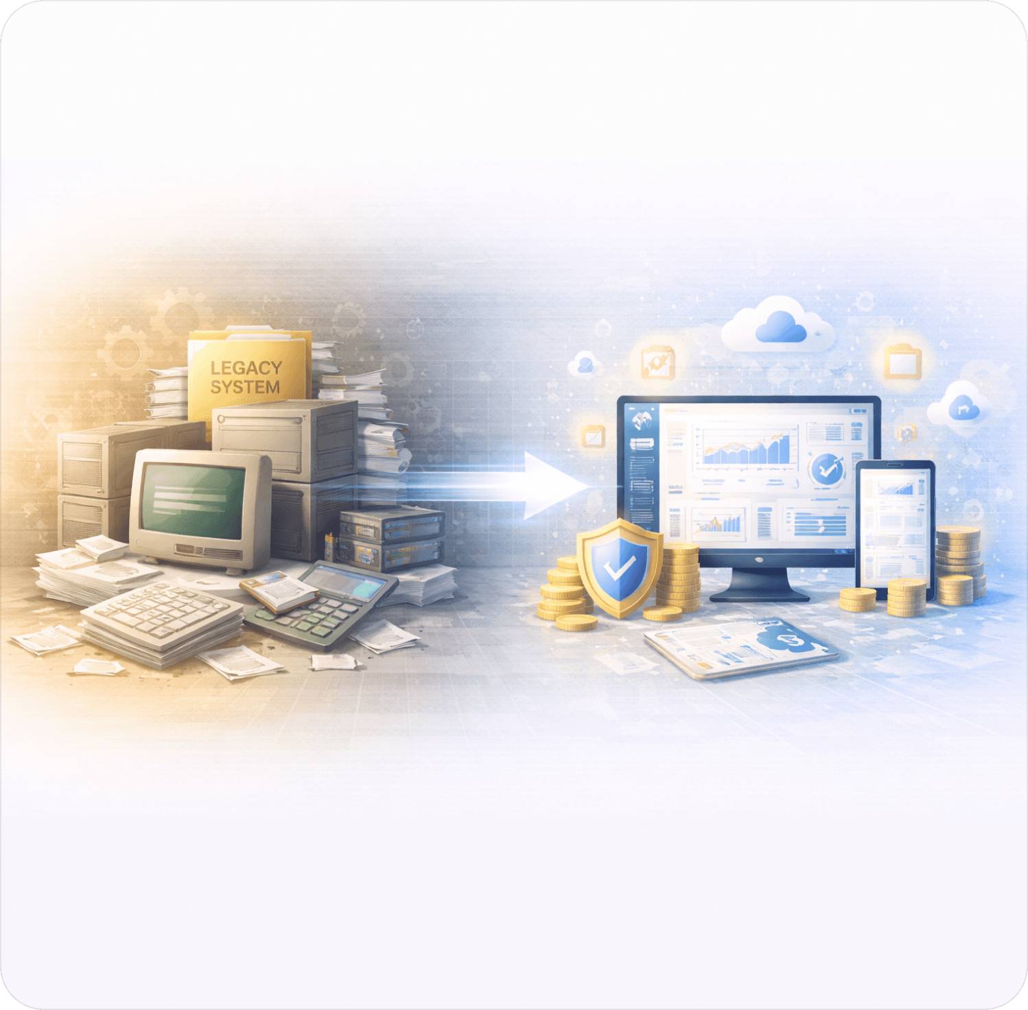 Digitizing Legacy Finance Systems into High-Performance Platforms