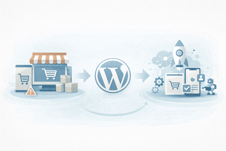 Legacy WordPress Commerce Platform Transformation