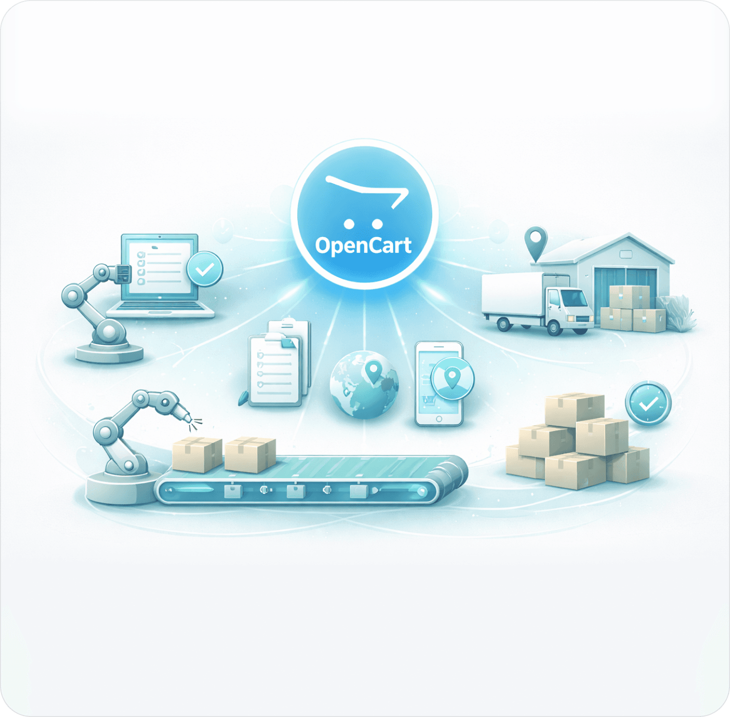 OpenCart Shipping Workflow Automation