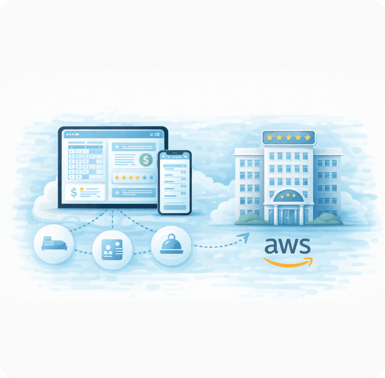 Scalable SaaS Platform for Hotel Solutions on AWS
