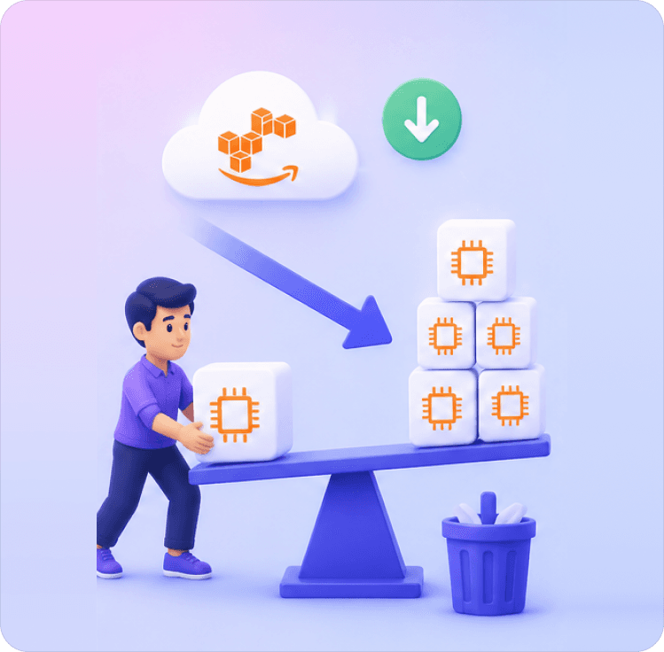 AWS Cost Reduction Through EC2 Rightsizing and Resource Cleanup
