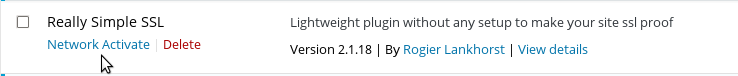 really simple ssl network activate