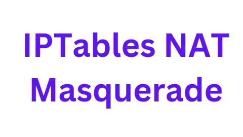 Iptables nat masquerade