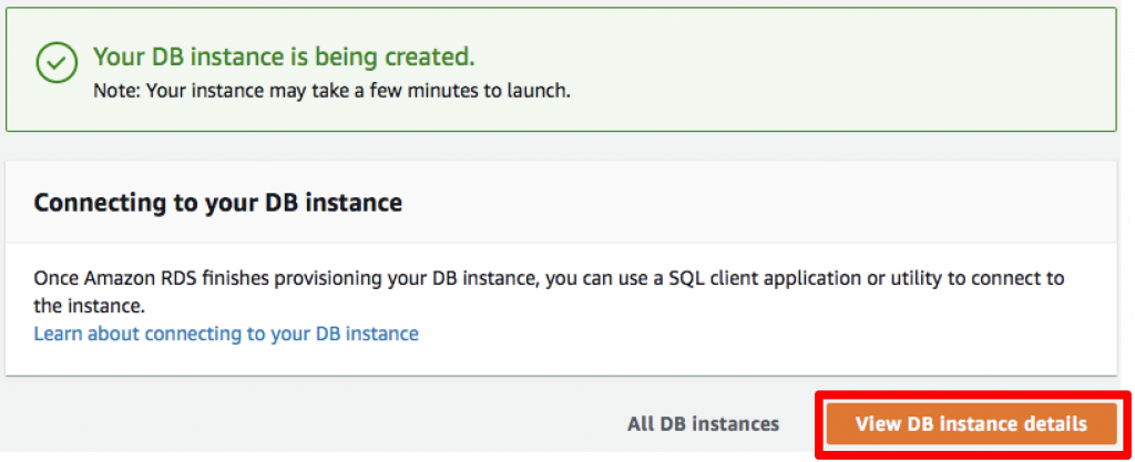 Clusters with Prisma Cloud & AWS RDS: View DB instance details