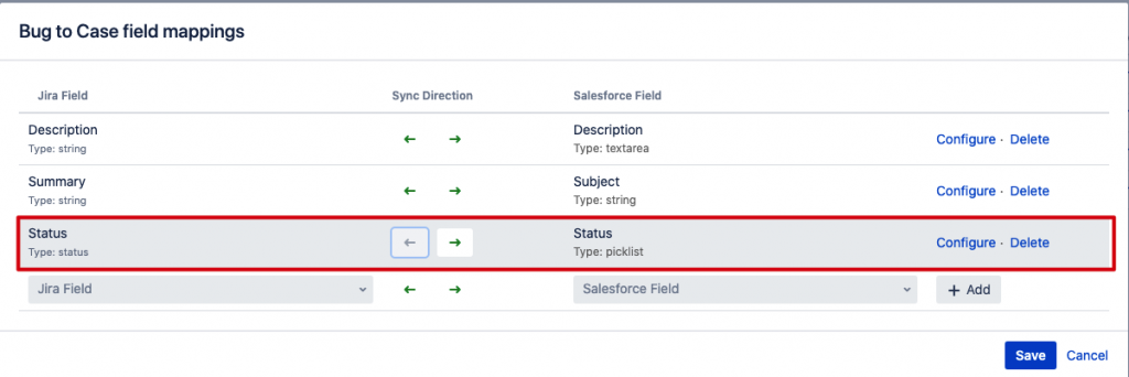 Failed to push to JIRA error in Salesforce