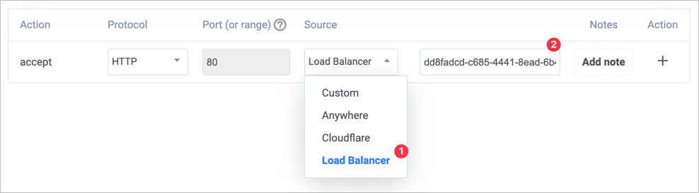 How to Use the Vultr Firewall with a Vultr Load Balancer 