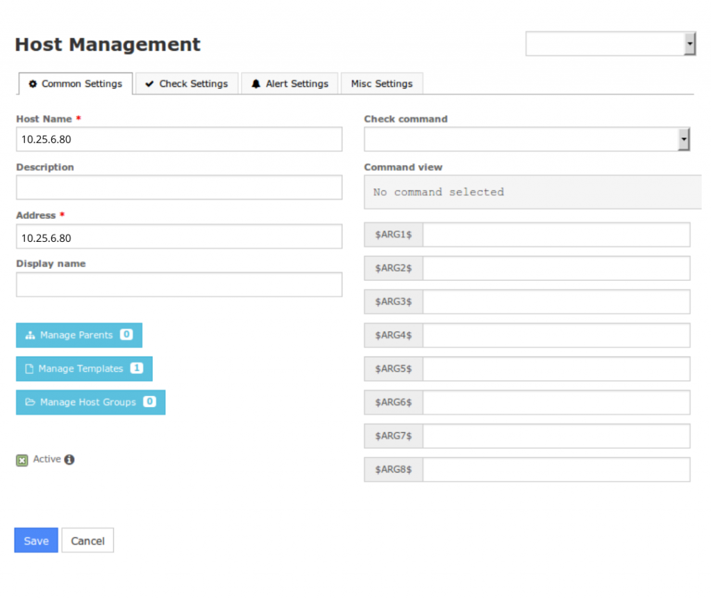 Changing Host Alive Check in Nagios