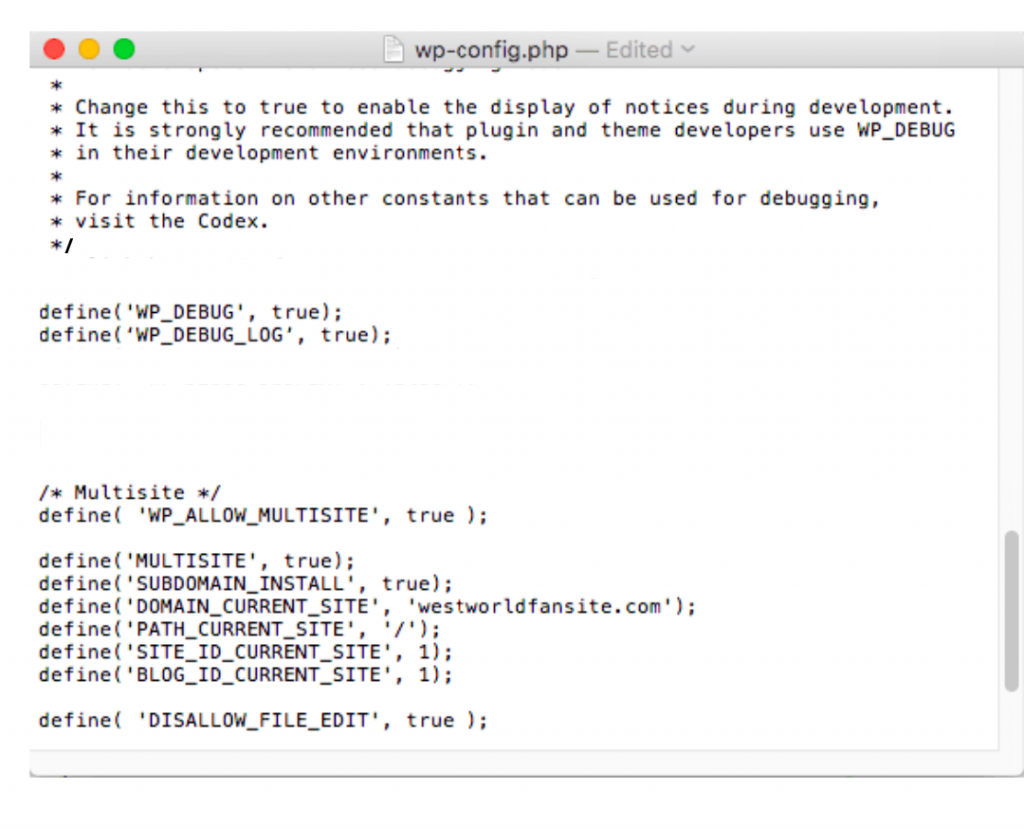 Godaddy WordPress Debug Mode 