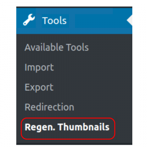 WordPress regenerate thumbnails