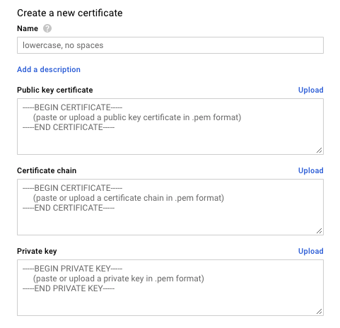 let's encrypt gcp load balancer