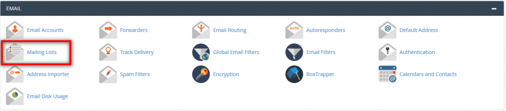 how to use mailman in cpanel