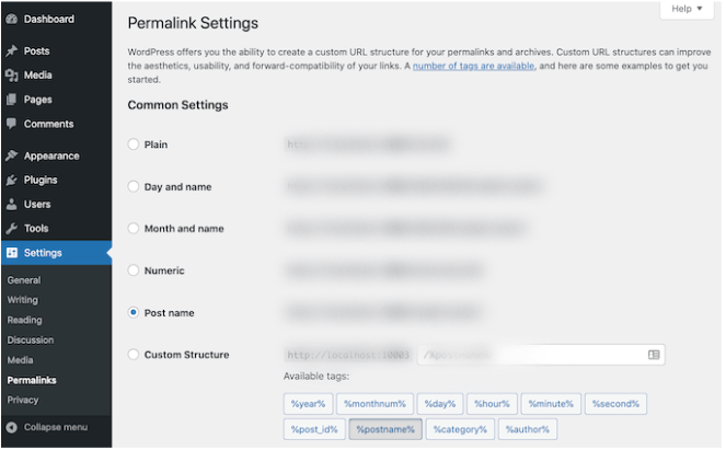 rebuild permalinks wordpress