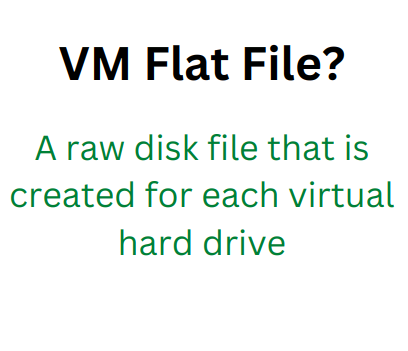 Recover VMware VM from flat file