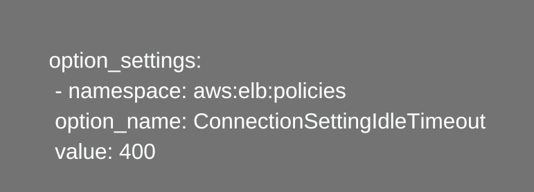 AWS Elastic Beanstalk Gateway Timeout 1