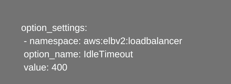 AWS Elastic Beanstalk Gateway Timeout 2