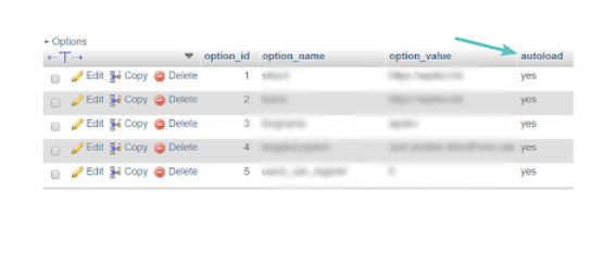 add mysql index to wordpress wp_options table