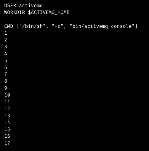 Apache ActiveMQ using Docker Compose