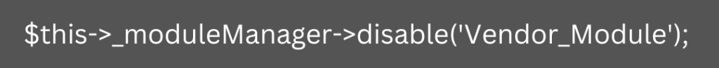 How to Disable Module Programmatically in Magento 2