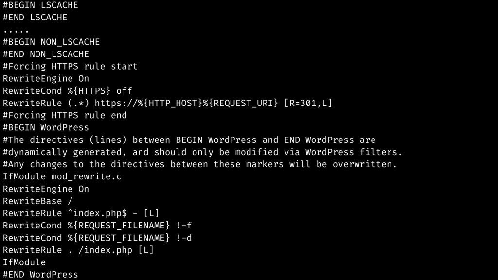 litespeed web server 404 error