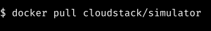 docker cloudstack simulator