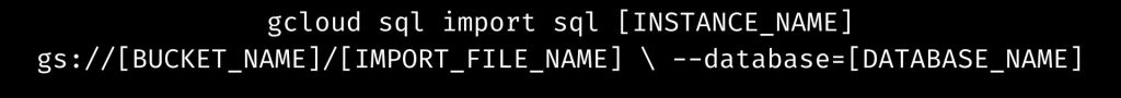 error gcloud sql backups list httperror 403 the client is not authorized to make this request