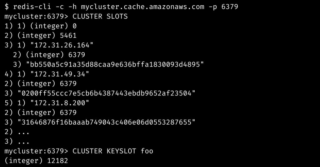 Launching an ElastiCache for Redis Cluster