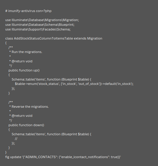 How to add enum value in Laravel Migration