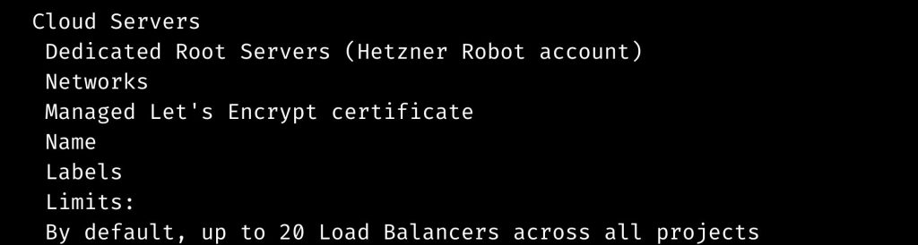 hetzner load balancer