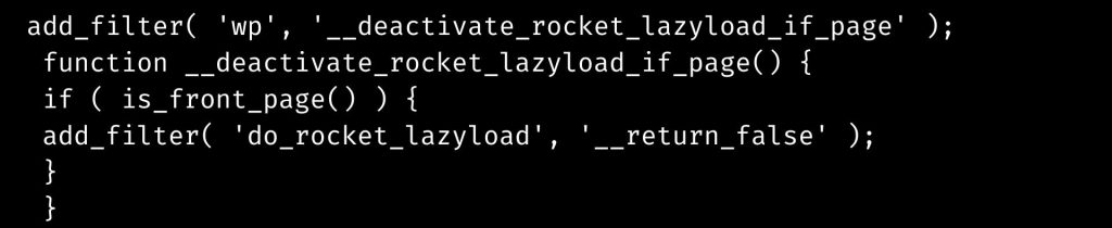 WP disable lazyload