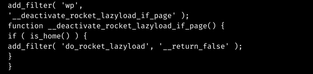 WP disable lazyload