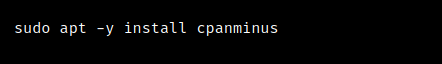 setup cpanminus on debian 11