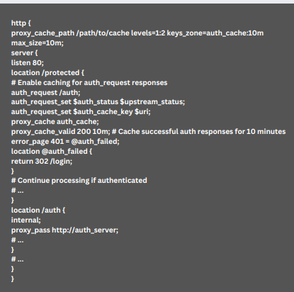 Nginx auth_request Cache | About & Benefits