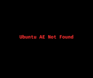 acpi bios error ubuntu ae not found