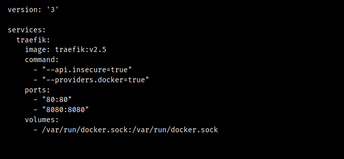 traefik dashboard docker compose