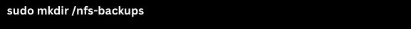 nfs proxmox backup server