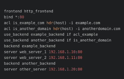 HAProxy ACL based on hostname