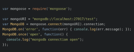 ECONNREFUSED error in MongoDB