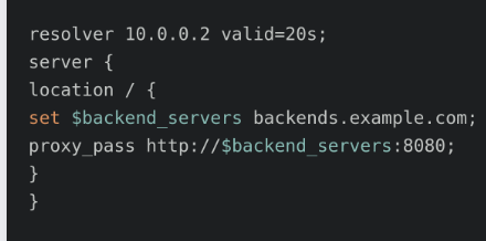 Variable Usage for Dynamic Configuration