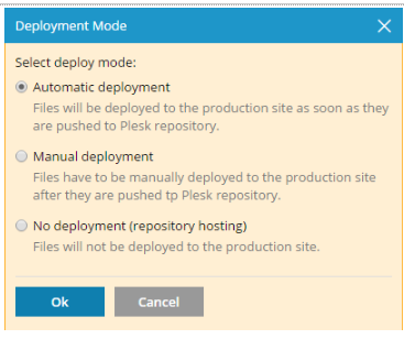 Plesk Git Automatic Deployment