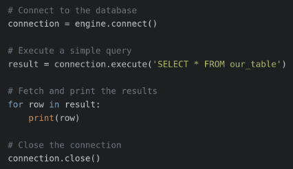 Executing SQL Queries