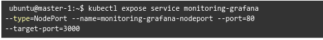 expose grafana