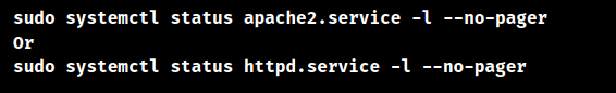 Apache error Ah00072 