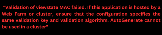 validation of viewstate mac failed asp.net