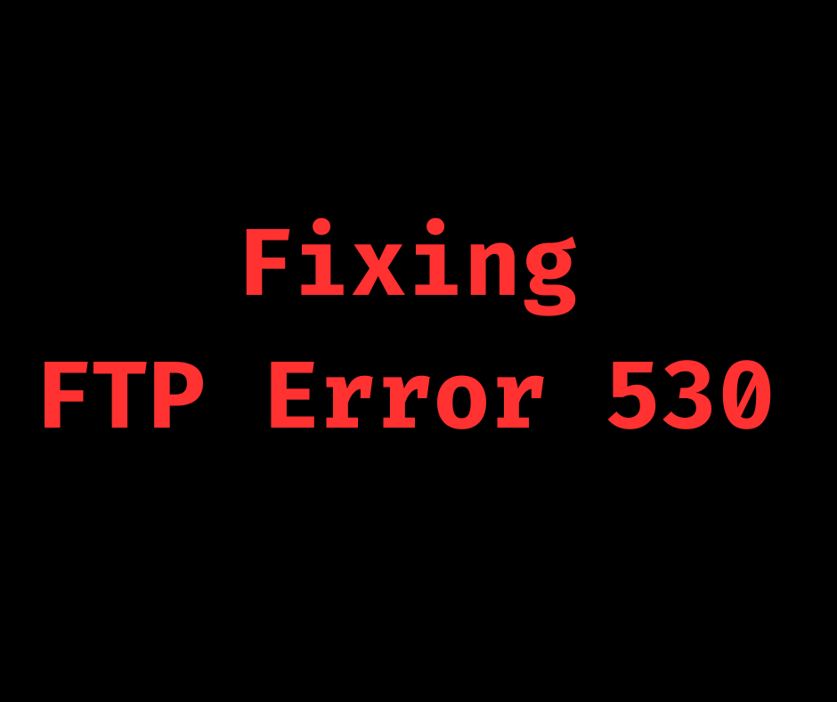 ftp error 530 in solidcp server