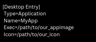 Desktop Entry File