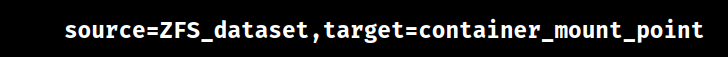 proxmox lxc bind mount zfs